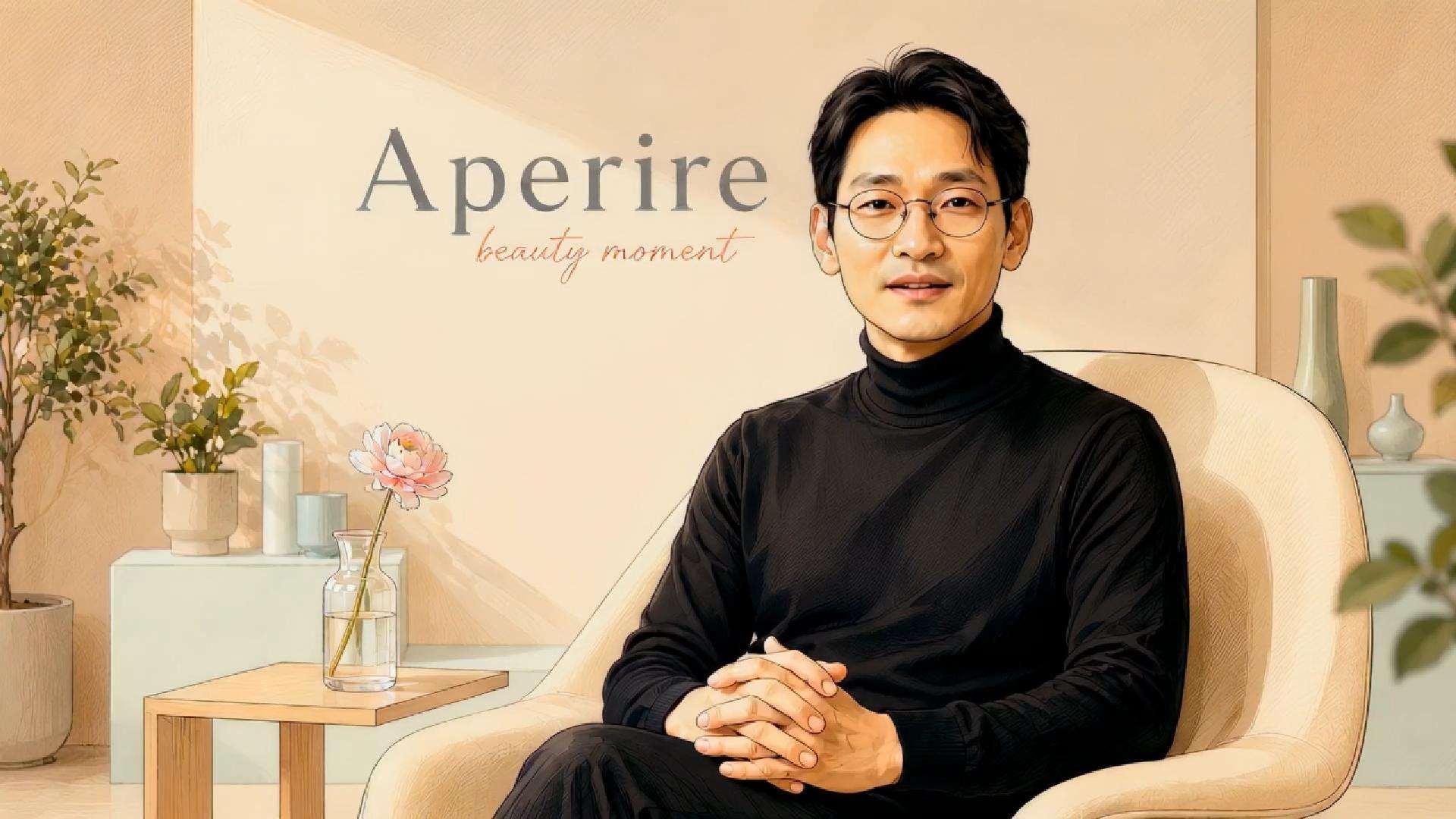Aperire — a cooling K-beauty brand's complete record, on film.